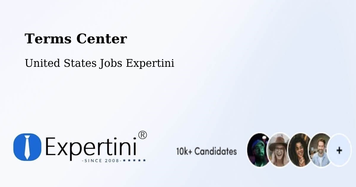 Terms of Service – Walnut - United States Jobs Expertini